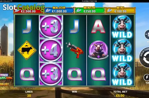 Скрин2. Cosmic Cows: Cash Collect слот