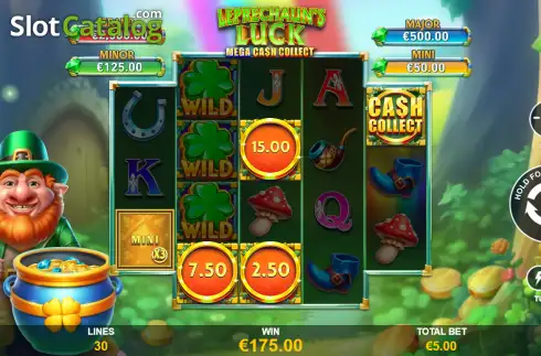 Скрин3. Leprechaun's Luck: Mega Cash Collect слот