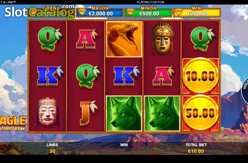 Скрин2. Eagle Cash Collect & Link слот