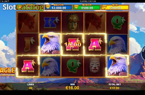 Скрин3. Eagle Cash Collect & Link слот