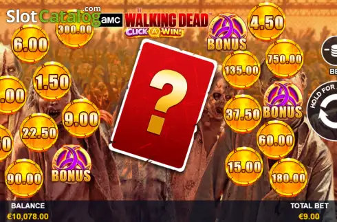 Скрин2. Walking Dead Click & Win слот