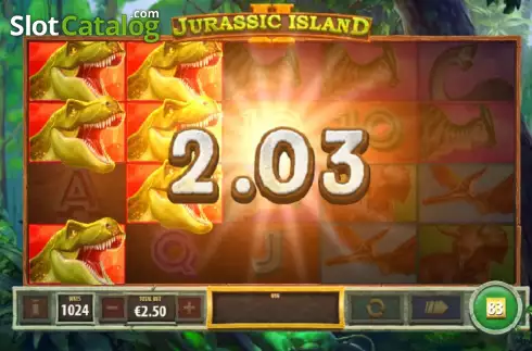 Скрин5. Jurassic Island 2 слот