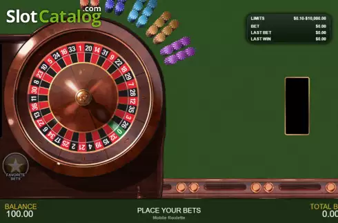 Скрин3. Mobile Roulette слот