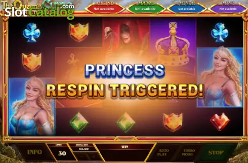 Скрин7. The Queen's Curse Empire Treasures слот