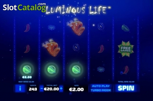 Скрин3. Luminous Life слот