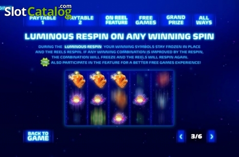 Скрин6. Luminous Life слот