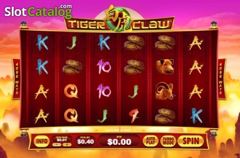 Скрин2. Tiger Claw (Playtech) слот