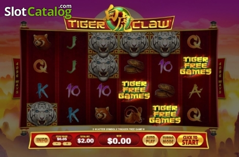 Скрин4. Tiger Claw (Playtech) слот