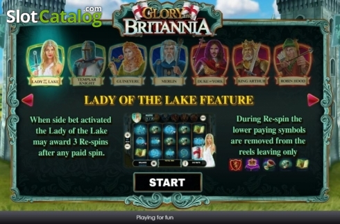 Скрин2. Glory and Britannia слот