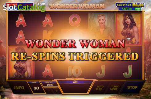 Скрин6. Wonder Woman (Playtech) слот