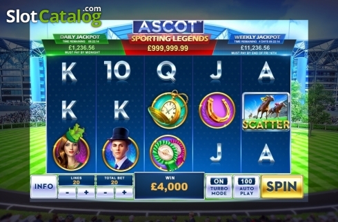 Скрин2. Ascot - Sporting Legends слот