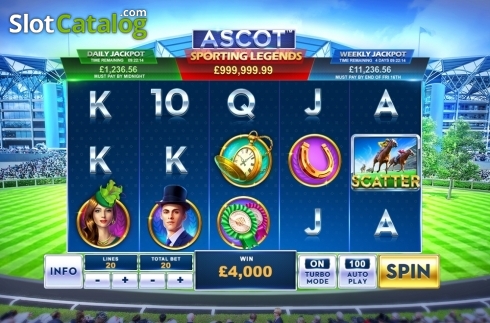 Скрин3. Ascot - Sporting Legends слот