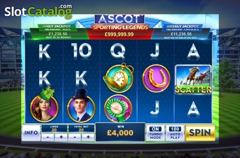 Скрин4. Ascot - Sporting Legends слот