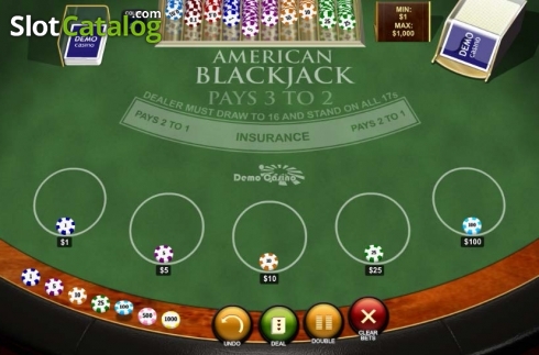 Скрин2. American Blackjack (Playtech) слот