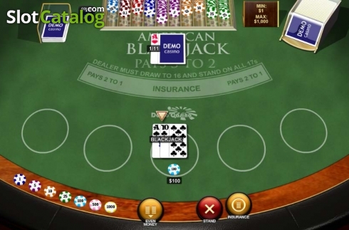 Скрин3. American Blackjack (Playtech) слот
