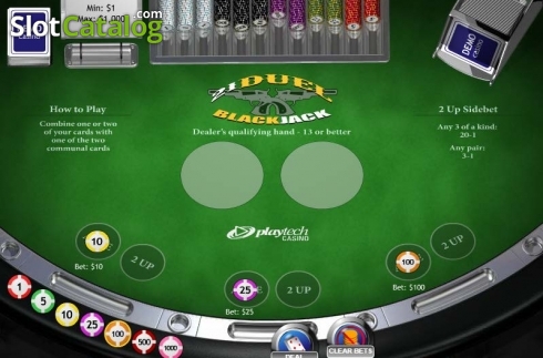 Скрин2. 21 Duel Blackjack слот