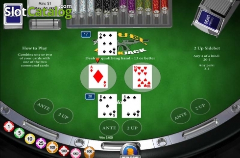 Скрин4. 21 Duel Blackjack слот