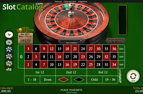 Скрин2. Penny Roulette слот