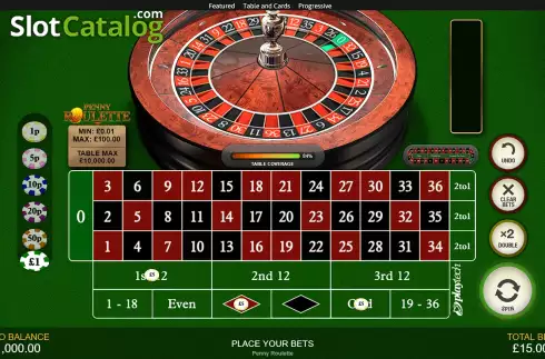 Скрин3. Penny Roulette слот
