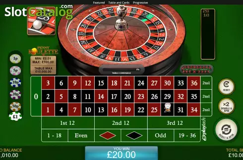 Скрин6. Penny Roulette слот