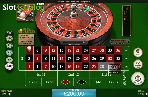 Скрин8. Penny Roulette слот