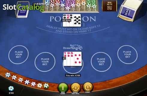 Скрин3. Pontoon (Playtech) слот