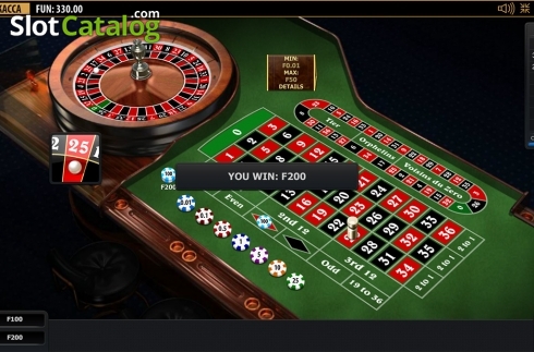 Скрин3. Premium European Roulette (Playtech) слот