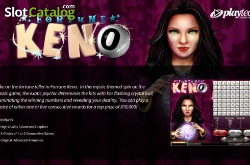 Скрин3. Keno (Playtech) слот