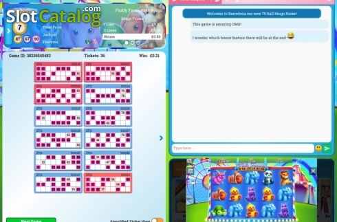 Скрин2. Fluffy Favourites Bingo слот
