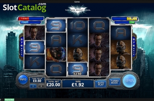 Скрин5. The Dark Knight Rises (Playtech) слот