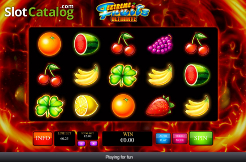 Скрин3. Extreme Fruits Ultimate слот