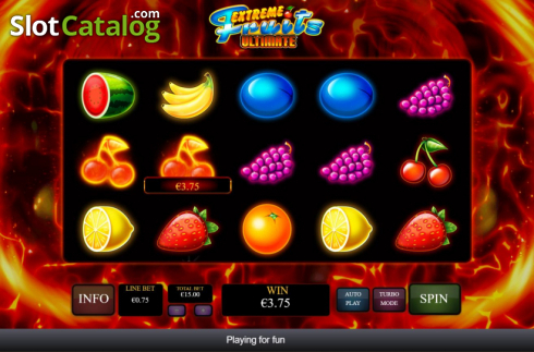 Скрин4. Extreme Fruits Ultimate слот