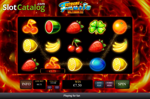 Скрин5. Extreme Fruits Ultimate слот