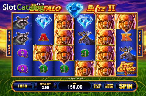 Скрин2. Buffalo Blitz II слот