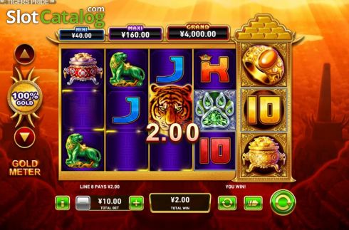 Скрин4. Gold Pile Tigers Pride слот