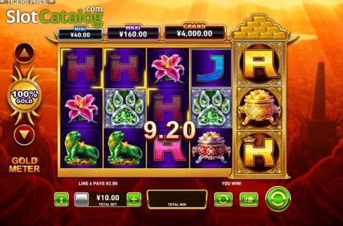 Скрин3. Gold Pile Tigers Pride слот