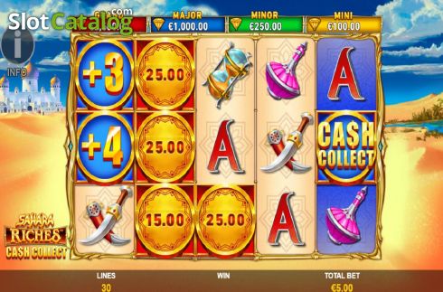 Скрин5. Sahara Riches Cash Collect слот