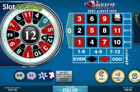 Скрин4. Mini Roulette (Playtech) слот