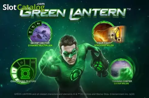 Скрин2. Green Lantern (Playtech) слот
