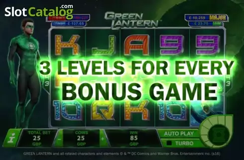 Скрин5. Green Lantern (Playtech) слот