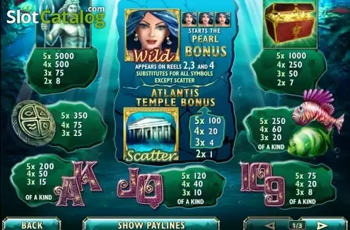 Скрин5. Atlantis Queen слот