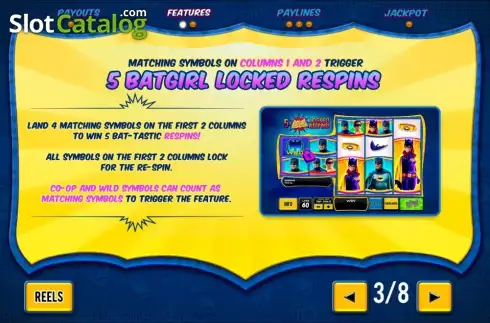 Скрин4. Batman & The Batgirl Bonanza слот