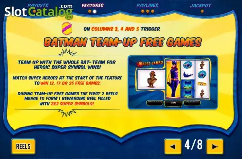 Скрин5. Batman & The Batgirl Bonanza слот