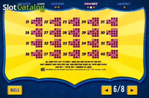 Скрин7. Batman & The Batgirl Bonanza слот