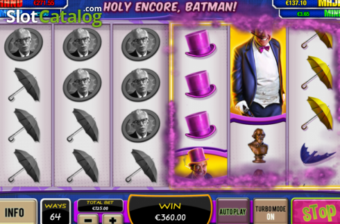 Скрин3. Batman & The Penguin Prize слот