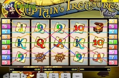 Скрин2. Captain's Treasure (Playtech) слот