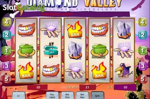 Скрин2. Diamond Valley слот