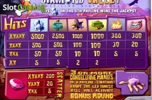 Скрин4. Diamond Valley слот