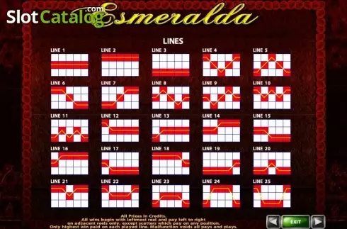 Скрин4. Esmeralda (Playtech) слот