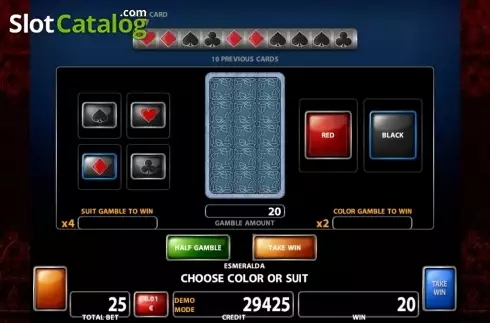 Скрин7. Esmeralda (Playtech) слот